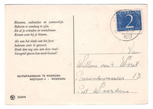 Load image into Gallery viewer, Congratulations - Hartelijk Gefeliciteerd Vintage Original Postcard # 0571 - Post Marked 1957
