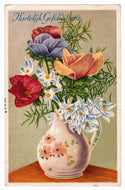 Congratulations - Hartelijk Gefeliciteerd Vintage Original Postcard # 0572 - Post Marked June 23, 1953