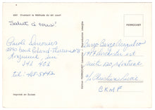 Load image into Gallery viewer, Roll on the Ski Court Method, Switzerland Vintage Original Postcard # 0592 - 1980's
