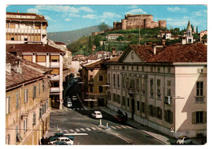 Piazza del Municipio Hotel, Naples, Italy Vintage Original Postcard # 0594 - Post Marked August 12, 1988
