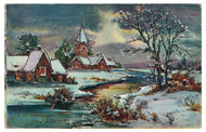 Happy New Year - Bonne Annee Vintage Original Postcard # 0600 - January 1921