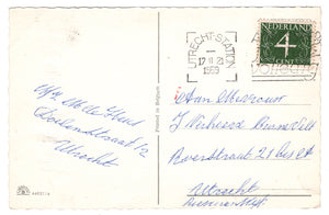 Congratulations - Hartelijk Gefeliciteerd Vintage Original Postcard # 0606 - Post Marked February 17, 1959