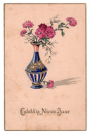 Happy New Year - Gelukkig Nieuwjaar Vintage Original Postcard # 0619 - Post Marked 1919