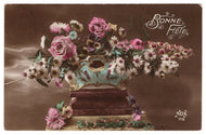 Happy Birthday - Bonne Fete Vintage Original Postcard # 0620 - Early 1900's