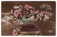 Happy Birthday - Bonne Fete Vintage Original Postcard # 0620 - Early 1900's