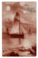 Happy Birthday - Bonne Fete Vintage Original Postcard # 0627 - Early 1900's