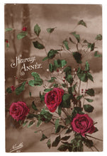 Load image into Gallery viewer, Happy New Year - Heureuge Annee Vintage Original Postcard # 0628 - Early 1900&#39;s
