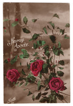 Load image into Gallery viewer, Happy New Year - Heureuge Annee Vintage Original Postcard # 0628 - Early 1900's

