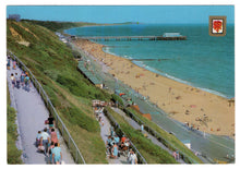 Load image into Gallery viewer, Boscombe - Pier looking to the Isle of Wight, England Vintage Original Postcard # 0647 - New 1980's
