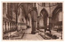 Load image into Gallery viewer, The Temple within the Round Church, London, England Vintage Original Postcard # 0658 - New - 1930's
