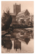 Wells Cathedral, Wells, Somerset, England Vintage Original Postcard # 0660 - New - 1930's