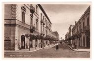 Corso Cavour, Trani, Italy Vintage Original Postcard # 0666 - New - 1950's