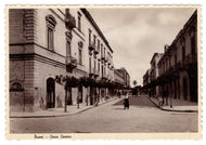 Corso Cavour, Trani, Italy Vintage Original Postcard # 0668 - New - 1950's