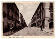 Corso Vittorio Emanuele, Trani, Italy Vintage Original Postcard # 0669 - New - 1950's