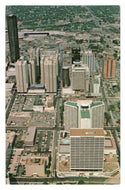 Atlanta Skyline, Georgia, USA Vintage Original Postcard # 0674 - Post Marked 1979