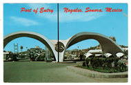 Port of Entry to Nogales, Sonora, Mexico Vintage Original Postcard # 0689 - Post Marked January 19, 1972