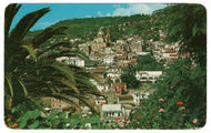 Sante Prisca Church - Panoramica View of Taxco, Mexico Vintage Original Postcard # 0692 - Post Marked October 4, 1983
