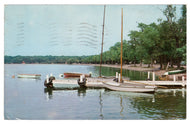 Big Foot Beach State Park, Wisconsin, USA Vintage Original Postcard # 0696 - Post Marked August 19, 1958