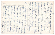 Load image into Gallery viewer, Couple at La Bresse, France Vintage Original Postcard # 0720 - 1950's
