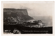 De La Gineste, Cassis Panorama View, France Vintage Original Postcard # 0722 - 1950's