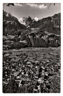 Meiringen, Bern, Switzerland Vintage Original Postcard # 0730 - July 24, 1956