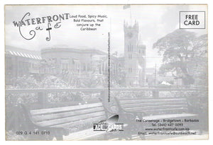 Waterfront Caribbean Restaurants, Bridgetown, Barbados Vintage Original Postcard # 0734 - Early 2000's