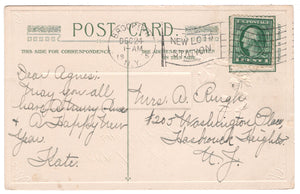 A Joyous Christmas Vintage Original Postcard # 0751 - Post Marked December 24, 1915