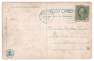 Billings Post Office, Montana, USA Vintage Original Postcard # 0768 - Post Marked September 28, 1929