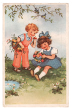 Load image into Gallery viewer, Friends Together Vintage Original Postcard # 0770 - Post Marked 1963
