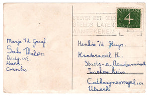 Friends Together Vintage Original Postcard # 0770 - Post Marked 1963