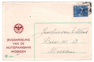 Congratulations - Hartelijk Gefeliciteerd Vintage Original Postcard # 0780 - Post Marked November 20, 1953
