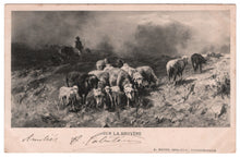 Load image into Gallery viewer, Sur La Bruyere - Masterpiece Vintage Original Postcard # 0787 - Post Marked November 18, 1920's
