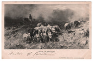 Sur La Bruyere - Masterpiece Vintage Original Postcard # 0787 - Post Marked November 18, 1920's