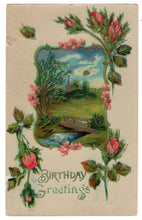 Load image into Gallery viewer, Birthday Greetings Vintage Original Postcard # 0791 - Early 1900&#39;s
