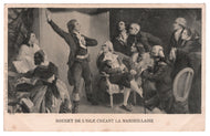 Red Mullet by LIsle Creating Marseillaise - Masterpiece Vintage Original Postcard # 0792 - New 1940's