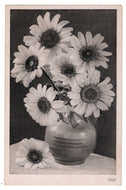 Greetings with Flowers Vintage Original Postcard # 0805 - 1940's