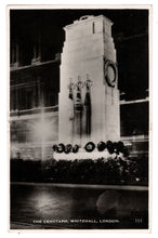 Load image into Gallery viewer, The Cenotaph, Whitehall, London, England Vintage Original Postcard # 0816 - New 1950's - Real Photograph
