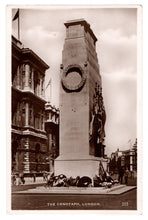 Load image into Gallery viewer, The Cenotaph, Whitehall, London, England Vintage Original Postcard # 0818 - New 1950's - Real Photograph
