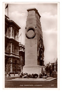 The Cenotaph, Whitehall, London, England Vintage Original Postcard # 0818 - New 1950's - Real Photograph