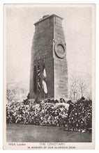 Load image into Gallery viewer, The Cenotaph, Whitehall, London, England Vintage Original Postcard # 0820 - New - 1940's

