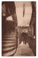 Ye Olde Cheshire Cheese House, London, England Vintage Original Postcard # 0821 - New - 1940's