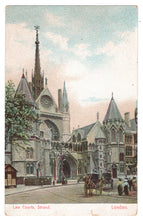 Load image into Gallery viewer, Law Courts, Strand, London, England Vintage Original Postcard # 0822 - New - Early 1900's
