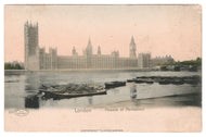 Houses of Parliament, London, England Vintage Original Postcard # 0826 - New - Early 1900's