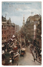Load image into Gallery viewer, Cheapside Looking East, London, England Vintage Original Postcard # 0832 - New - Early 1900's
