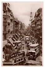 Load image into Gallery viewer, Cheapside, London, England Vintage Original Postcard # 0834 - New - 1930's - Real Photograph

