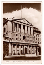 Load image into Gallery viewer, Bank of England, London, England Vintage Original Postcard # 0840 - New - 1930's - Real Photograph
