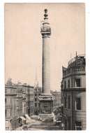 The Monument, London, England Vintage Original Postcard # 0841 - New - Early 1900's