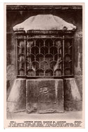 The London Stone, Cannon Street, London, England Vintage Original Postcard # 0842 - New - 1920's - Real Photograph