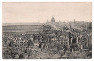 London, A Panoramic View taken from The Monument, London, England Vintage Original Postcard # 0846 - New - 1930's