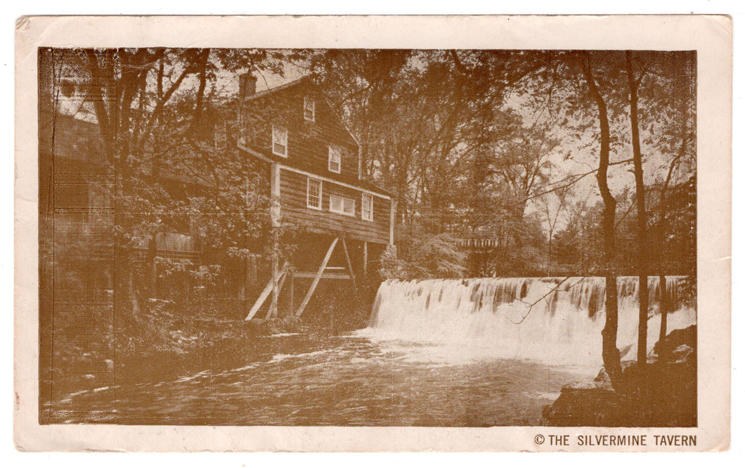The Silvermine Tavern, Norwalk, Connecticut, USA Vintage Original Postcard # 0852 - New 1950's